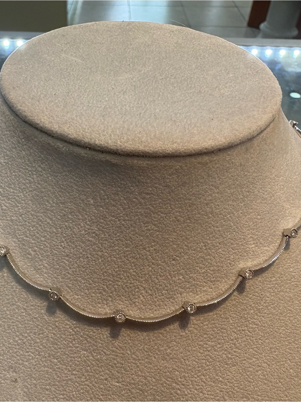 14k Natural Diamond .30tw necklace
